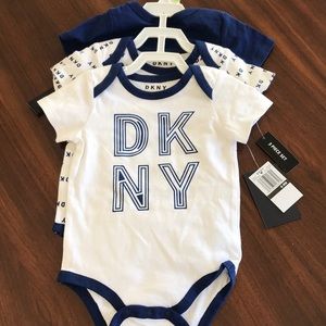 NWT DKNY Onesie 3 Piece Set - 6-9 Months